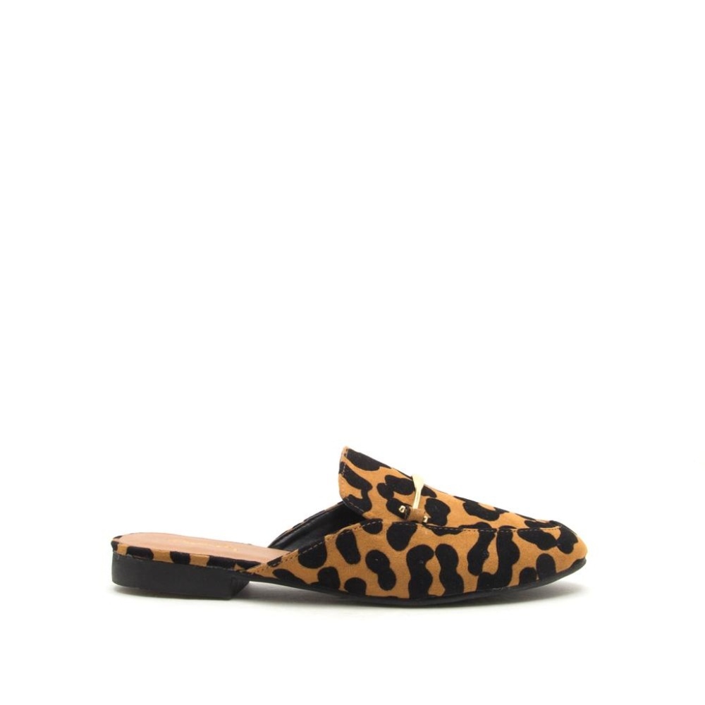 New In Box Leopard Color Mules - Picture 5 of 5